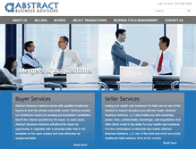 Tablet Screenshot of abstractadvisors.com